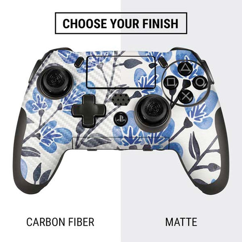 Cat Coq Blue Cherry Blossoms PlayStation Scuf Vantage 2 Controller Skin